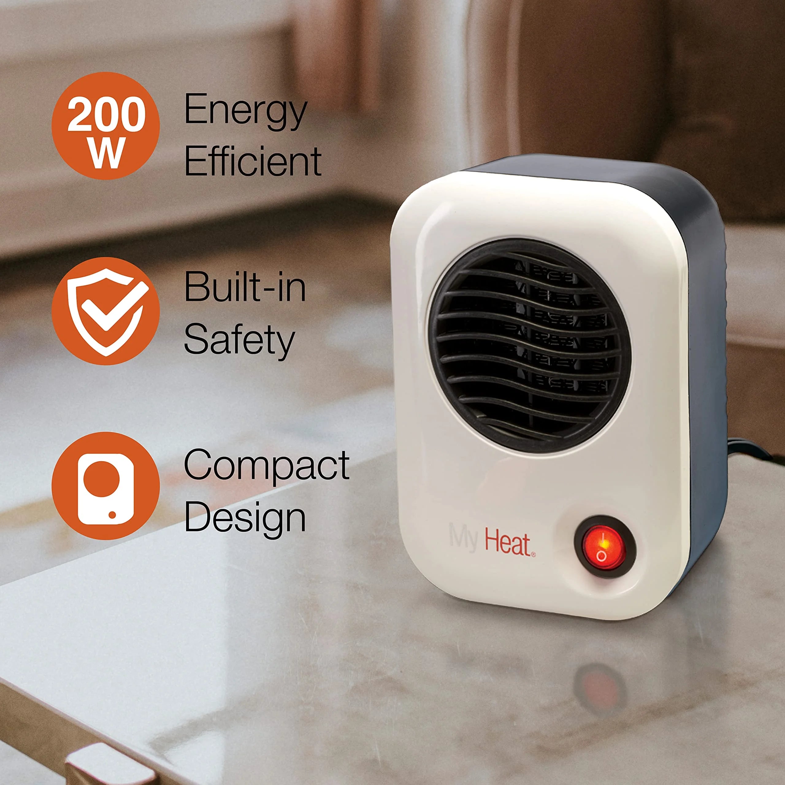 White Personal Heater J636629