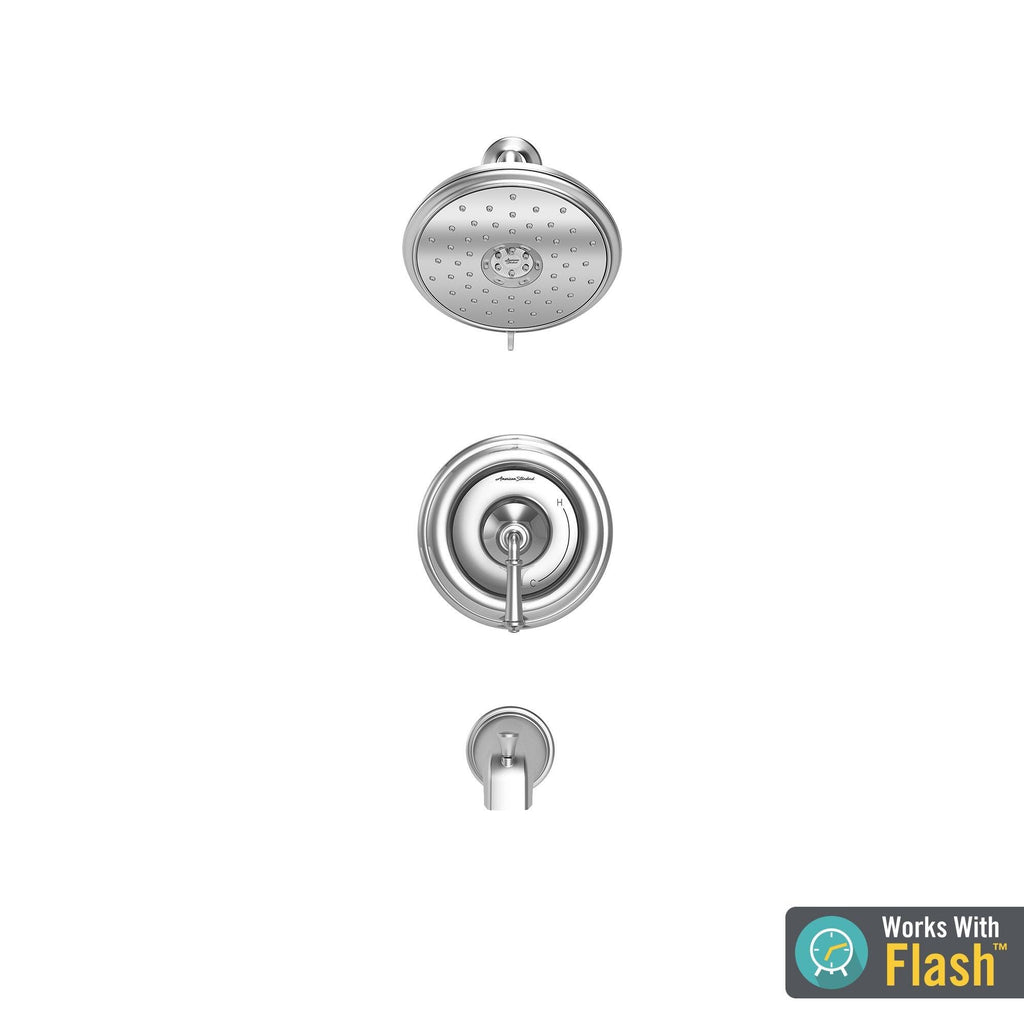 Polished Chrome Tub and Shower Trim Package W538426