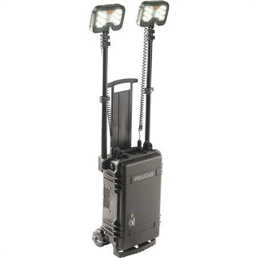 Black Remote Area Lighting System, 2 Lamp Heads O96791