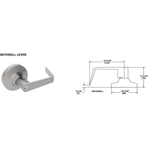 Cylindrical Lock Privacy V760