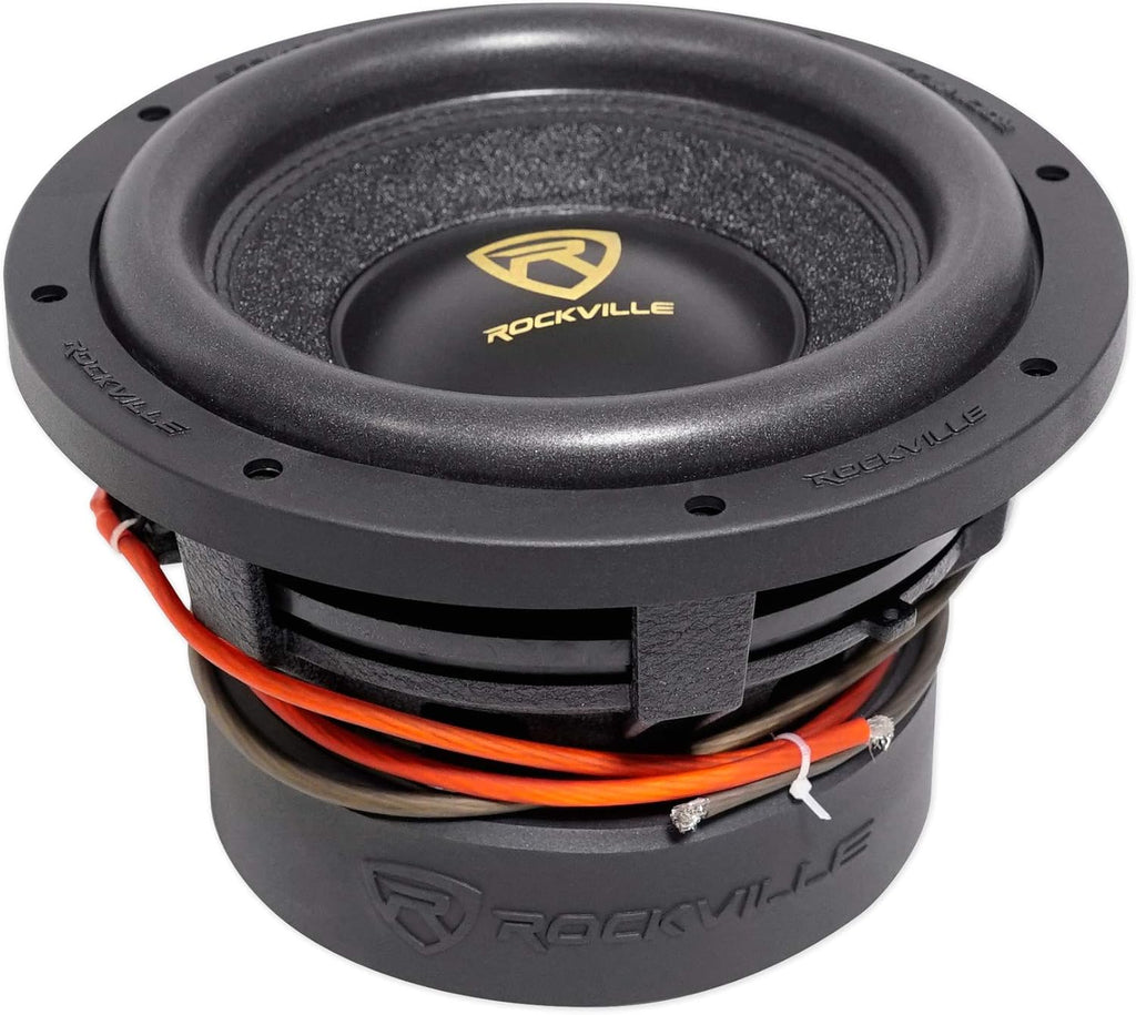 10" 6400 Watt Car Subwoofers with Sealed Sub Box Enclosure A332039