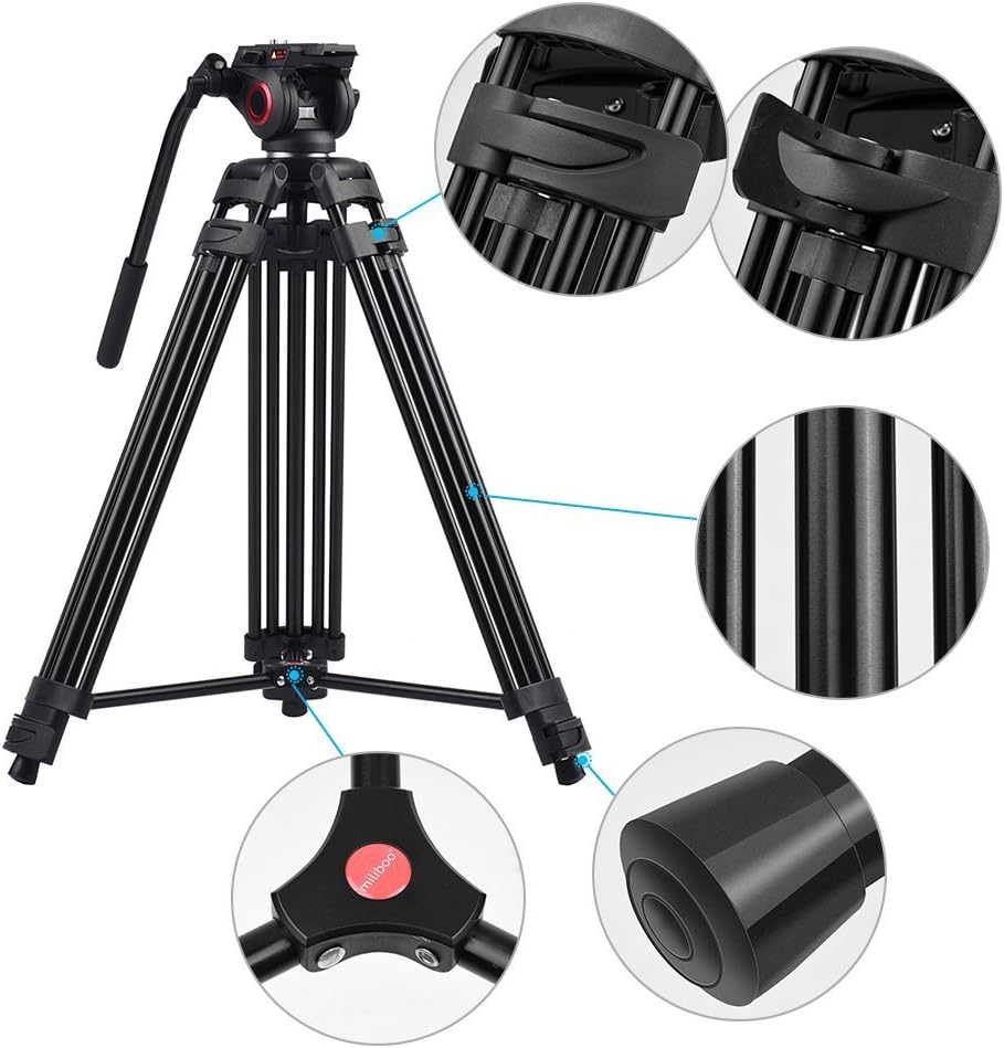 Heavy Duty Aluminum Video Tripod with Camera Stand X552917