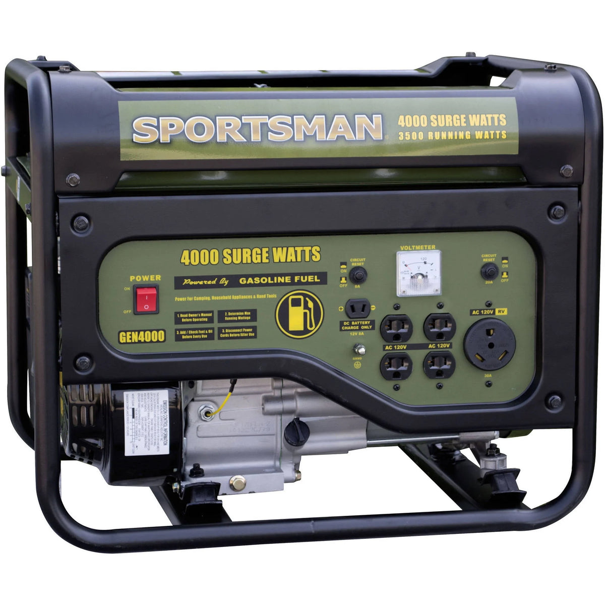4000W Portable Gasoline Generator M62206