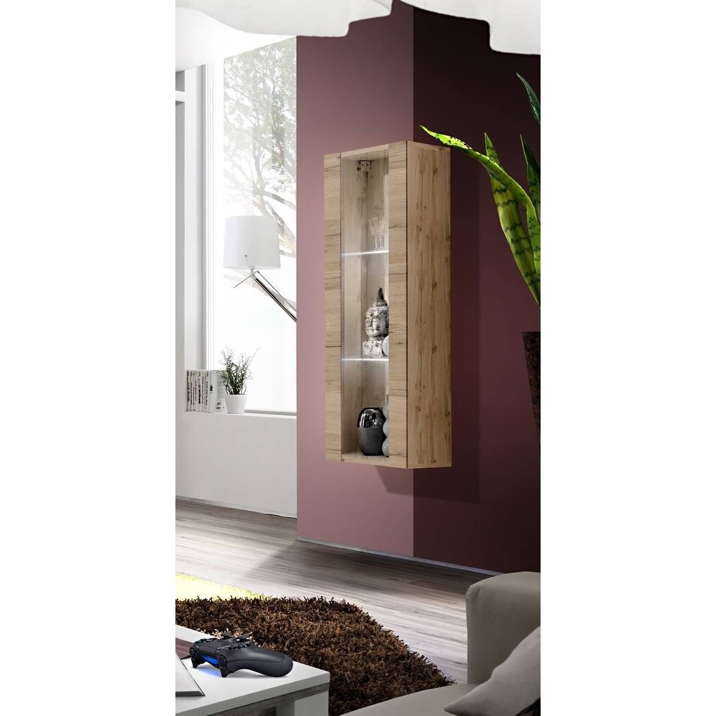 White Wall-Mounted Bookcase I13441