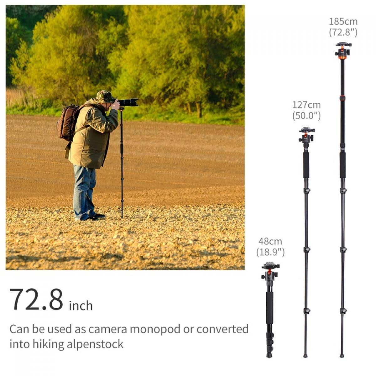 Aluminum Camera Tripod Portable Monopod J657