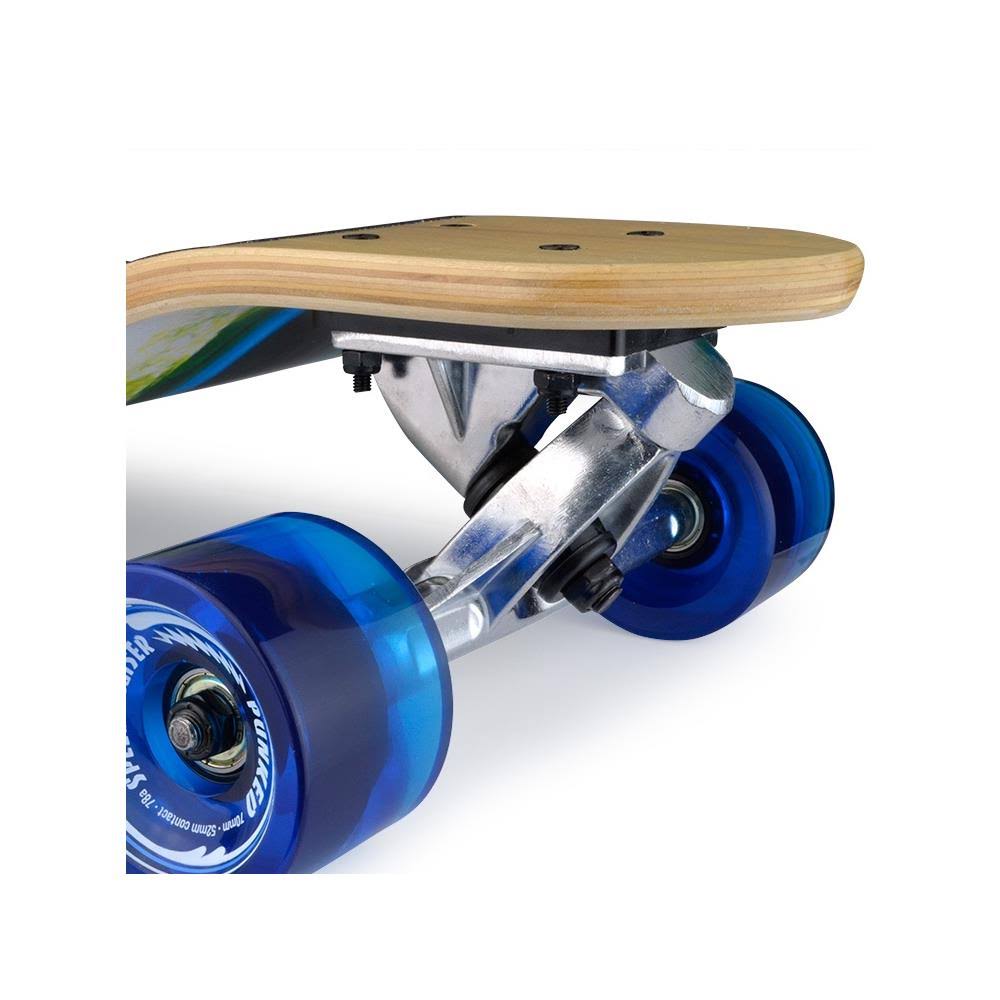 Checker Purple Drop Down Longboard Complete D691