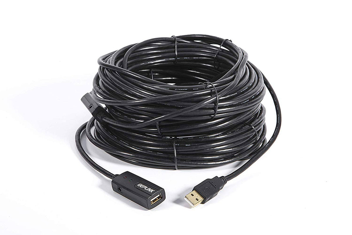 Active USB 2.0 Extension Amplifier Cable 30 Meters P18404