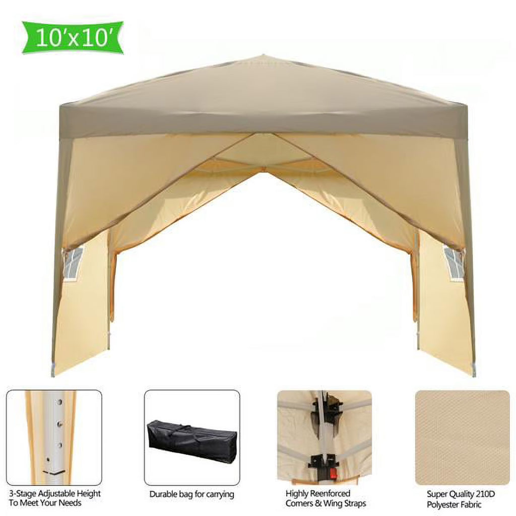 Khaki Waterproof Folding Tent J7373