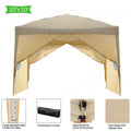 Khaki Waterproof Folding Tent J7373