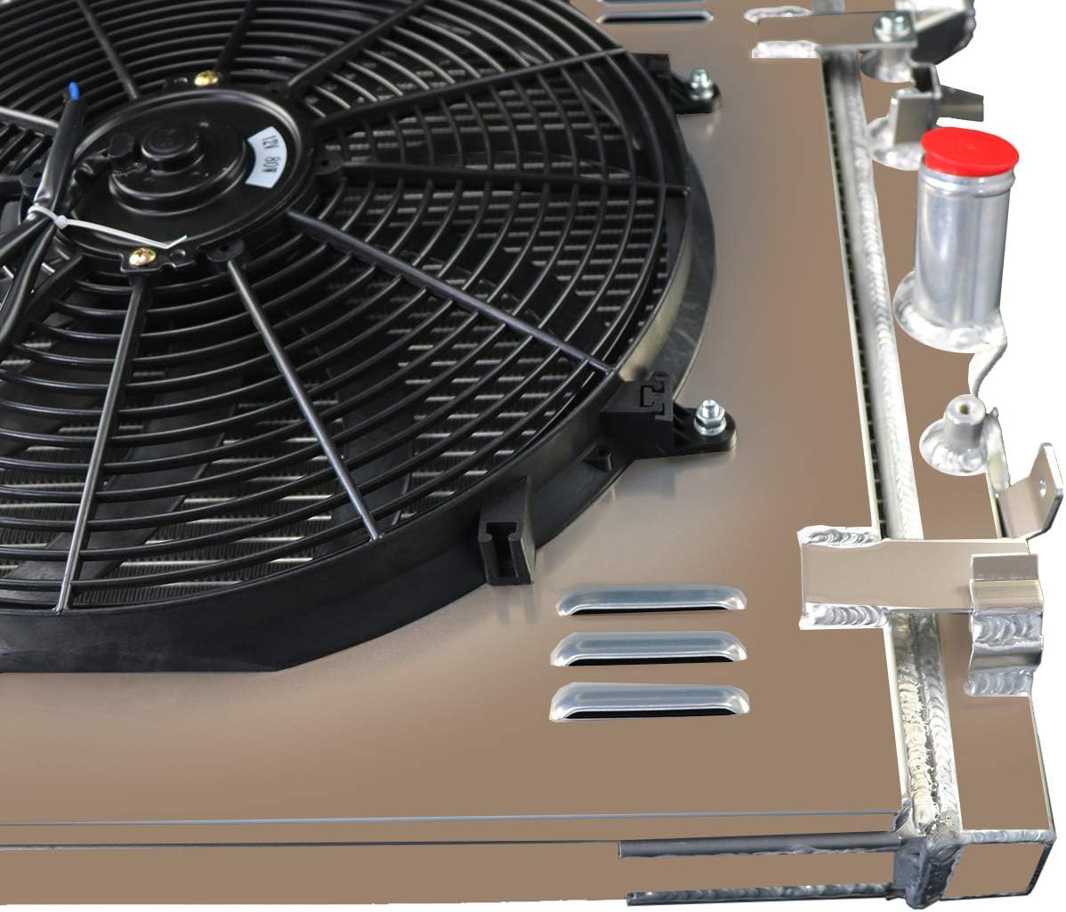 Aluminum Radiator with 16" Fan Shroud and Relay H420522
