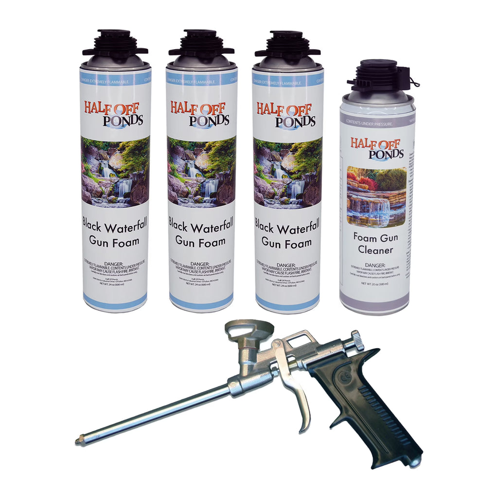 Steel Foam Gun, (3) 24oz Foam, (1) 20oz Cleaner Combo Pack C99992