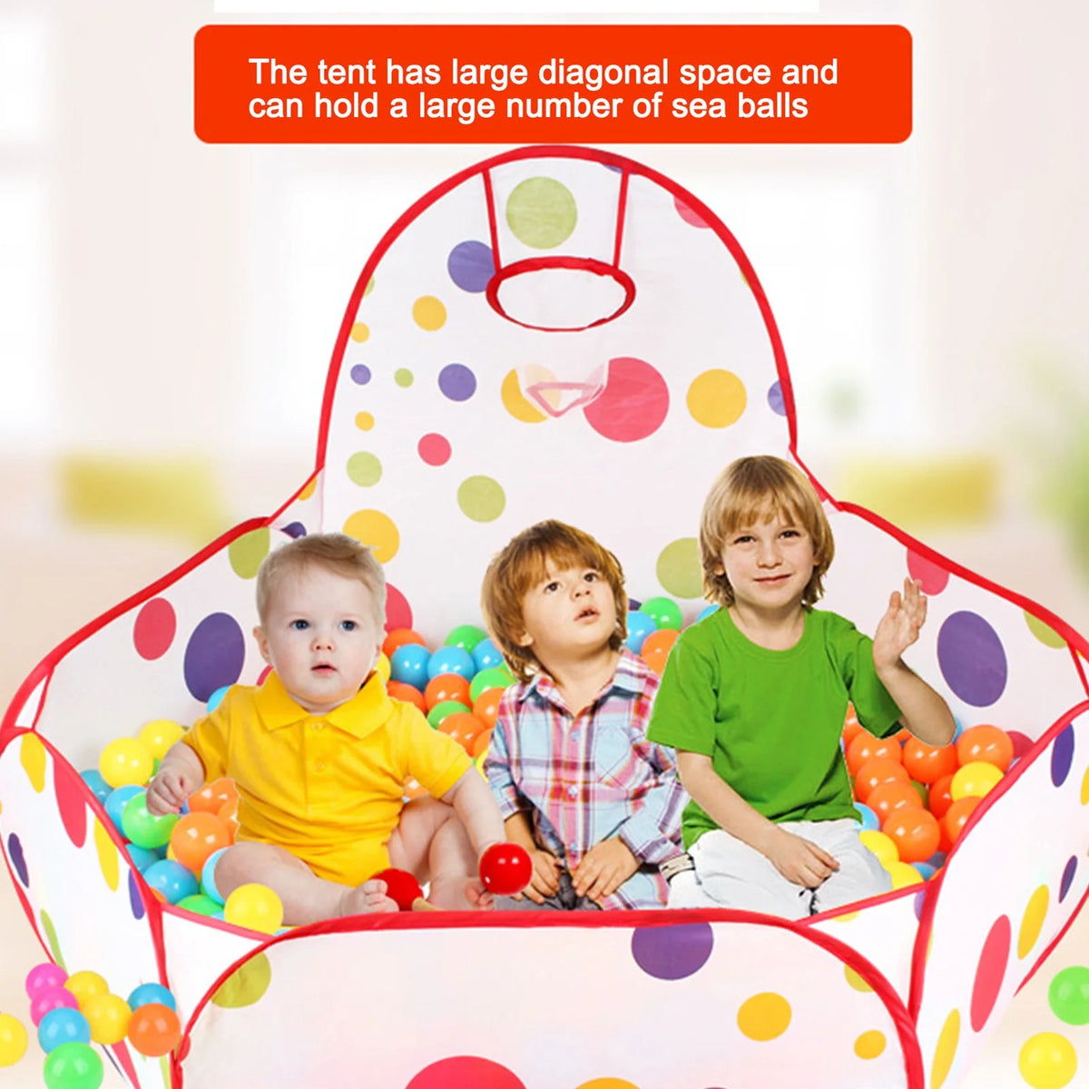 Kids Indoor Pop Up Ball Play Tent Playhouse Ball Pit Playpen T3485