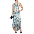 Floral Chiffon Gown T78169