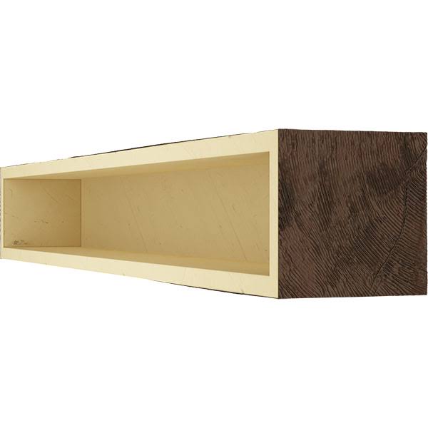Pecky Cypress Faux Wood Fireplace Mantel Q53400