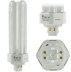 6-Pack 42-Watt Triple Tube Compact Fluorescent Light Bulb, 3000K, 3200 Lumens, 82 CRI, T4 Shape, 4-Pin GX24q-4 Base H625