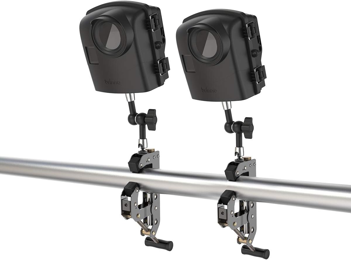 Construction & Outdoor Security Time Lapse Camera Trio Bundle Pack with Industrial Clamp & Weather-Resistant Case F7809