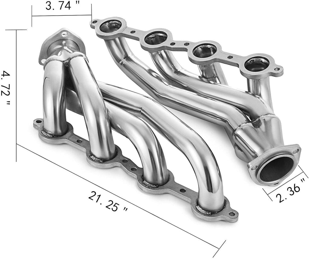 Universal LS Swap S10 Conversion Headers for V8 Engines O3169