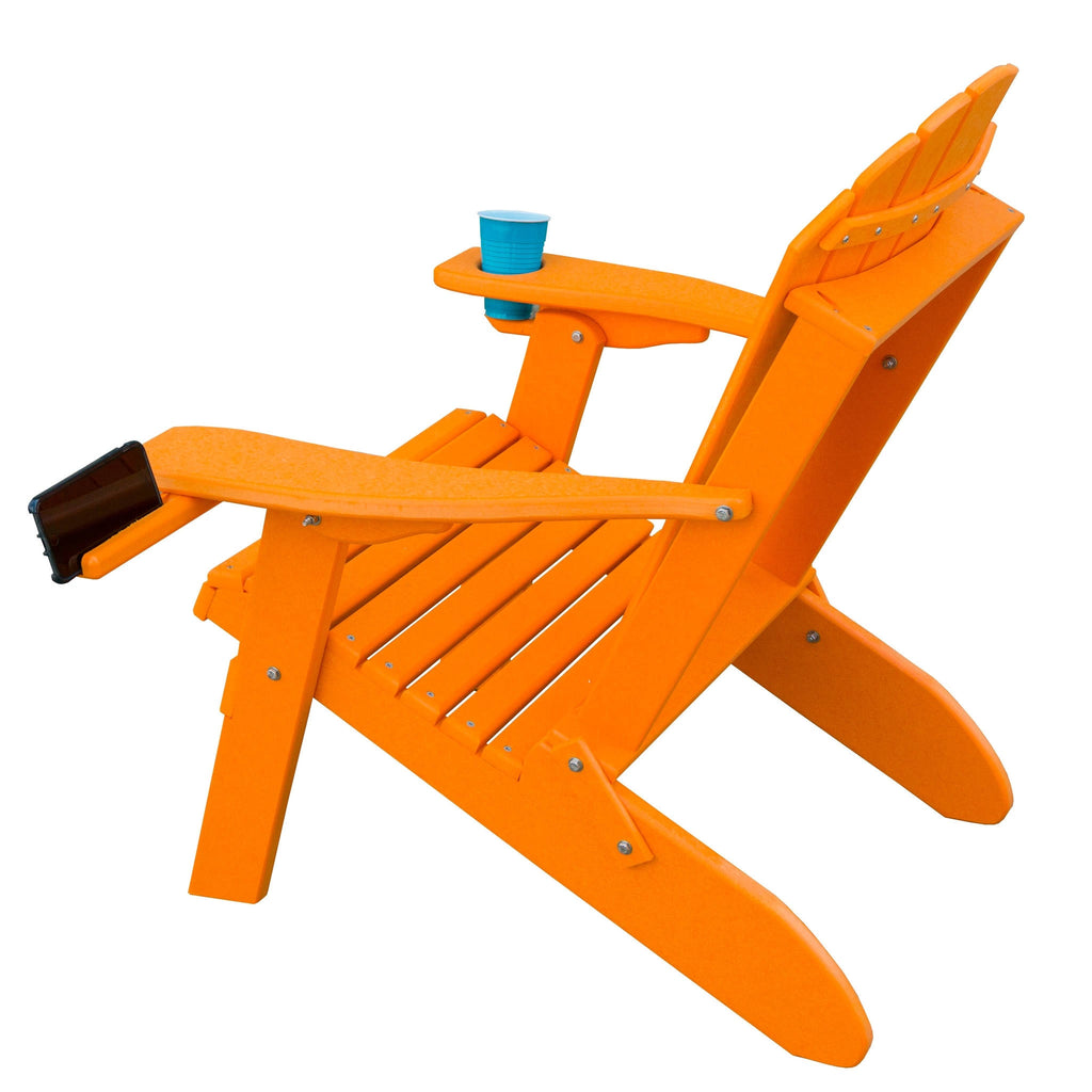 Speckled Maple/Brown Folding Adirondack Chair B3971