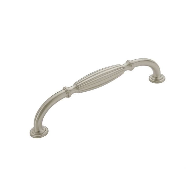 Satin Nickel 6-5/16 inch Center to Center Cabinet Hardware Q198730
