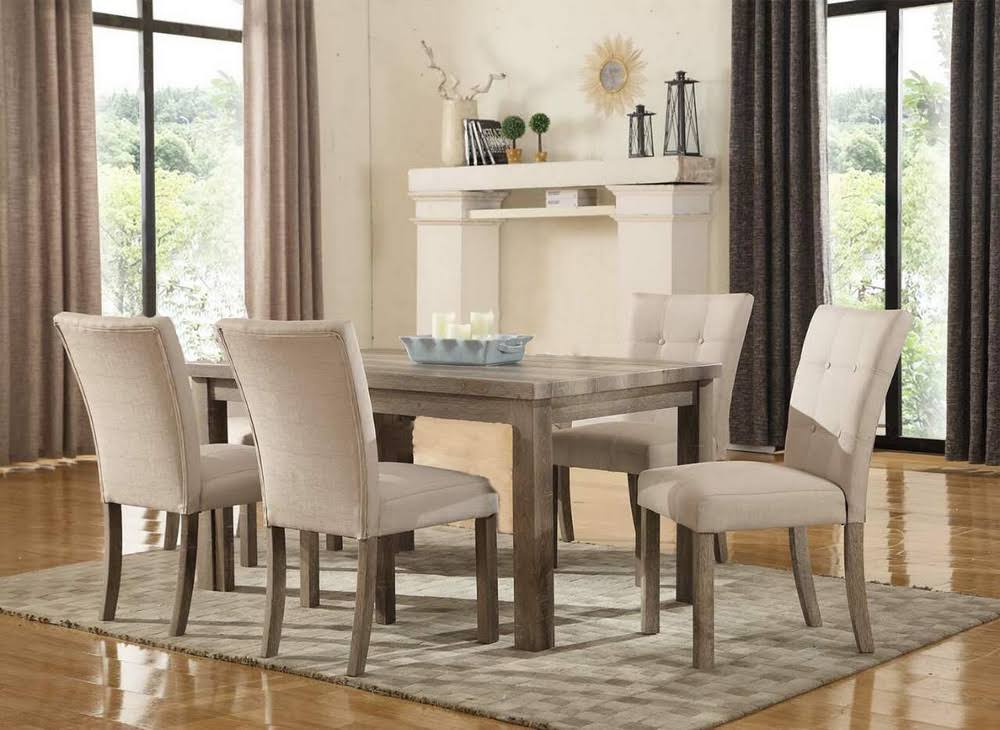 5pc Hand Rub Weathered Dining Set T614910
