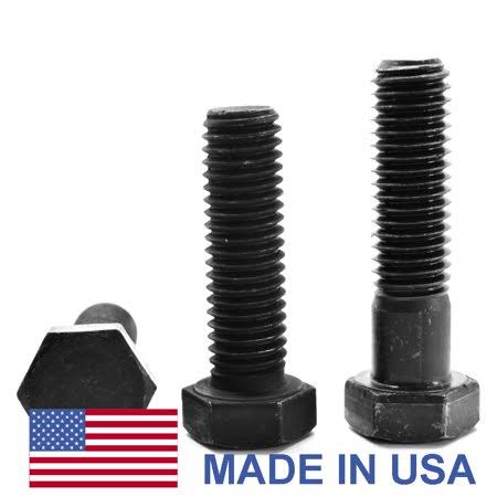 1/2 inch-20 x 2 3/4 inch Fine Thread Grade 5 Hex Cap Screw Black Oxide Pk 200 C256