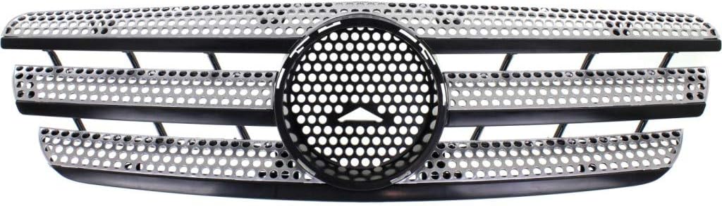 Silver Shell and Insert Plastic Grille Assembly F20253