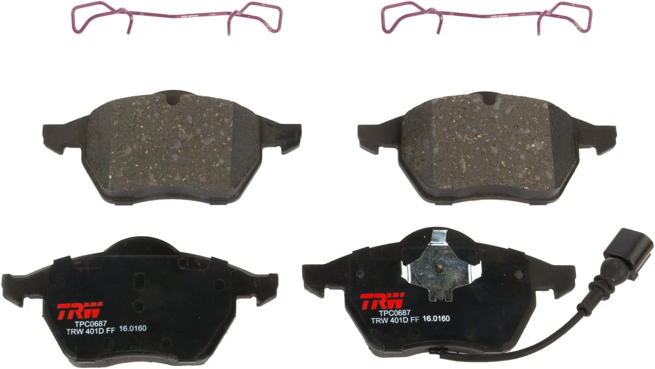 Disc Brake Pad Set, Front, Pack of 2 P1201