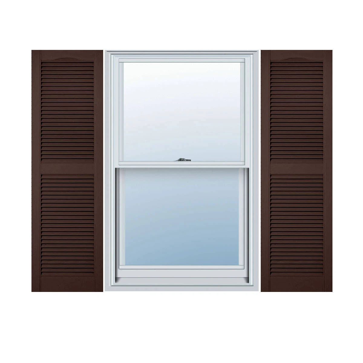 Open Louver Shutters with Shutter-Loks, Per Pair R278039
