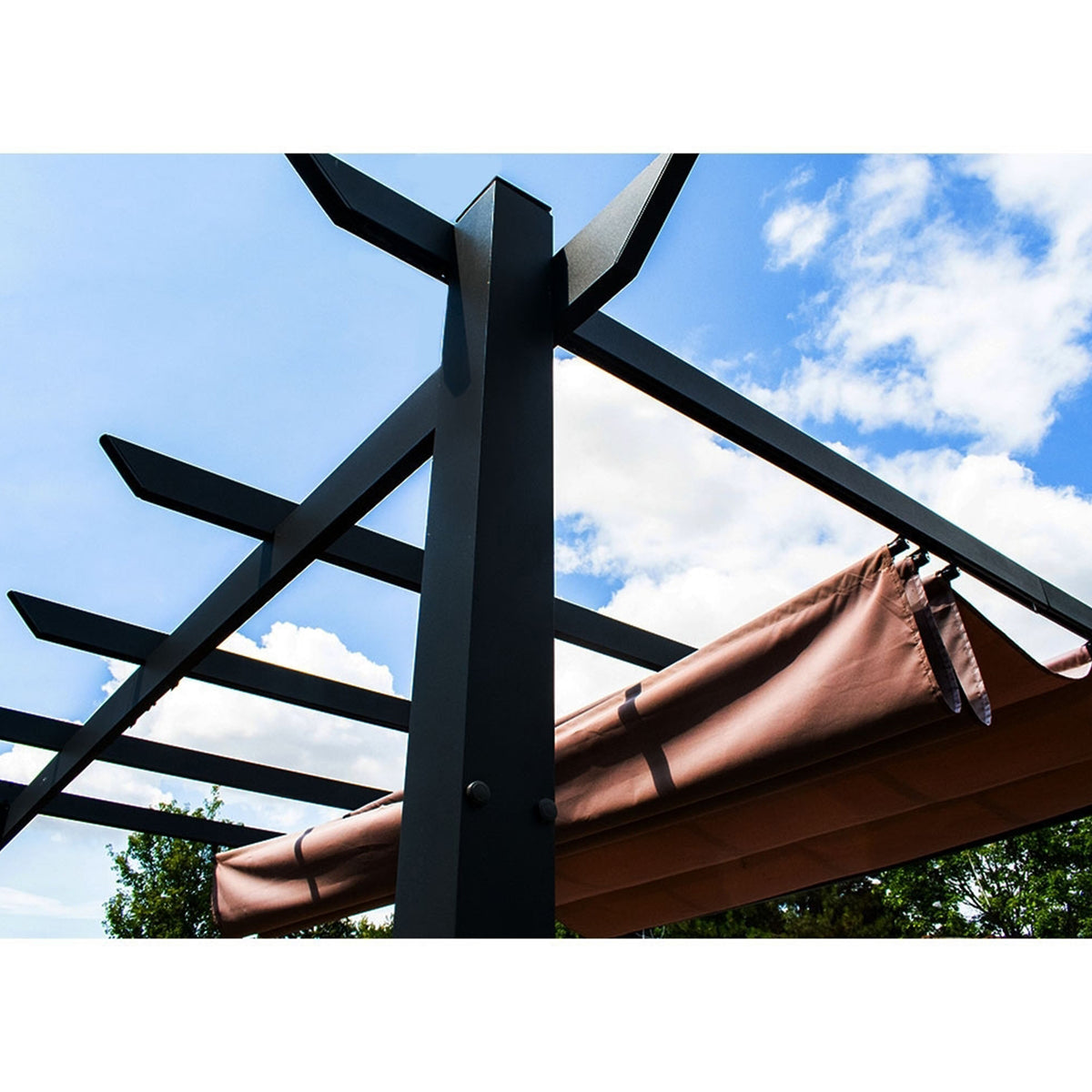 Sand 9 x 9 Feet Pergola Canopy Fabric Replacement V548522