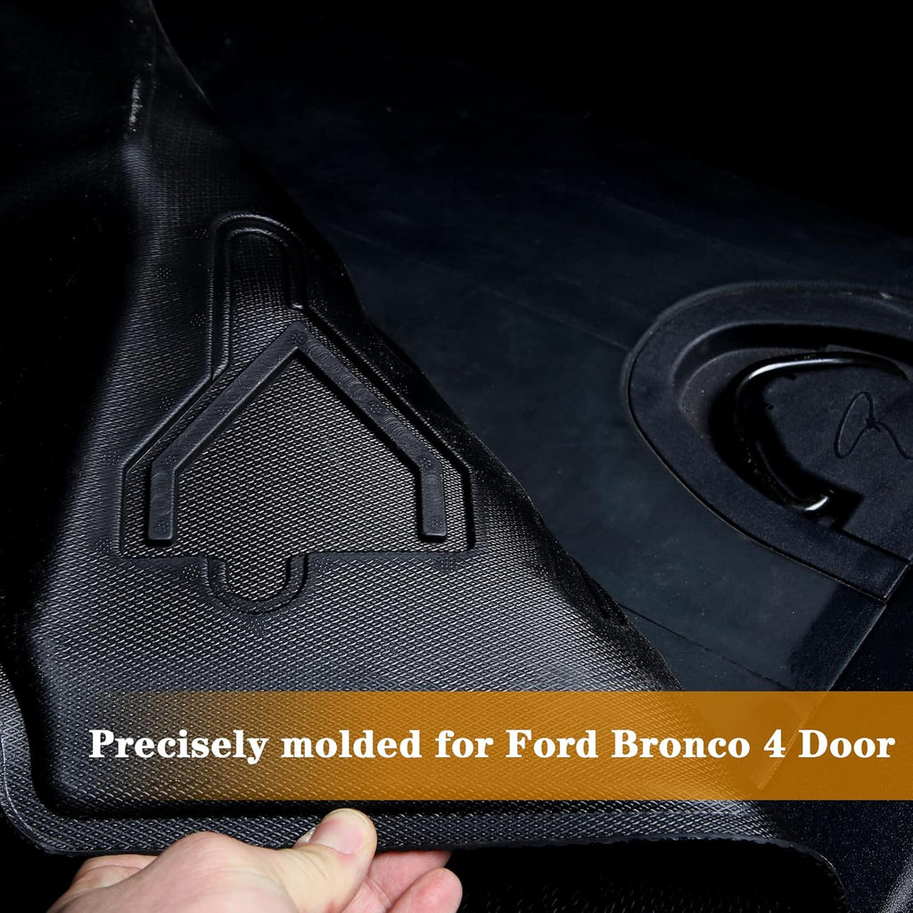 Cargo Liner Cargo Mat Bronco Accessories Compatible with Ford Bronco 4 Door 2021 2022 J604161