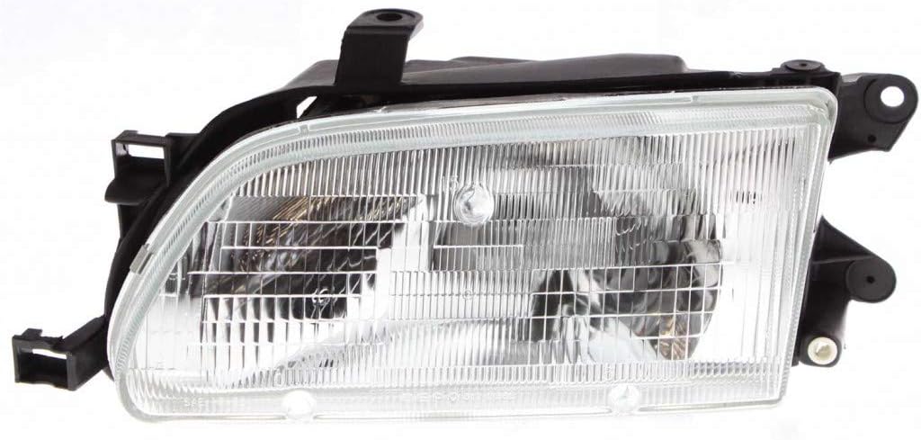 Headlight Assembly for Toyota Tercel 1995 1996 Passenger Side Halogen Pack of 2 L98464