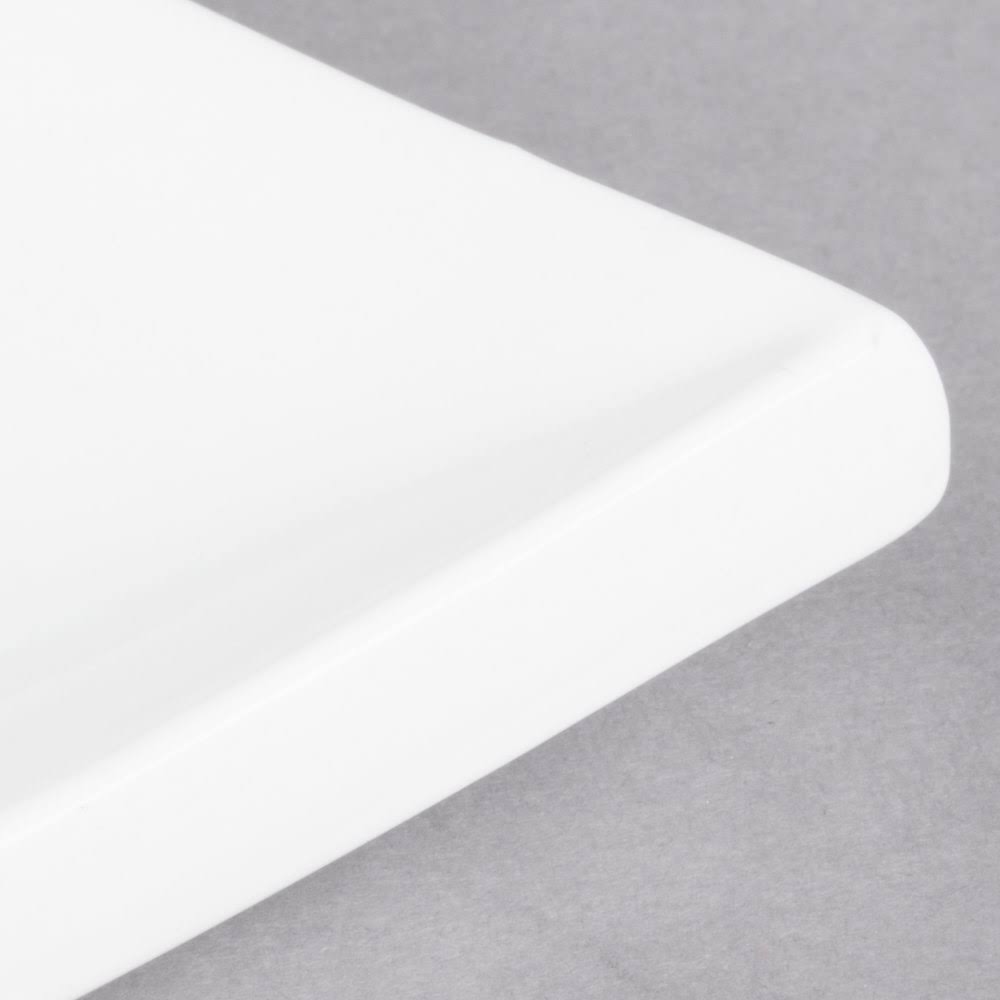 Super White Porcelain Rectangular Platter, 8-Inch by 5-1/2-Inch, Box of 24 H42763