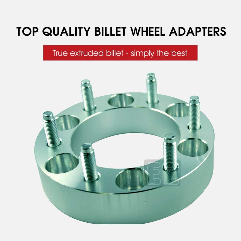 2 Billet Wheel Adapters 6x5.5 to 6x5.5 Thickness 2 inch 108mm Bore Pack of 2 O8104