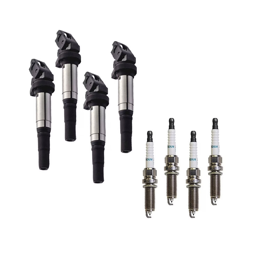 Ignition Coils and Iridium Spark Plugs Compatible with Mini Cooper Countryman 1.6L H8455