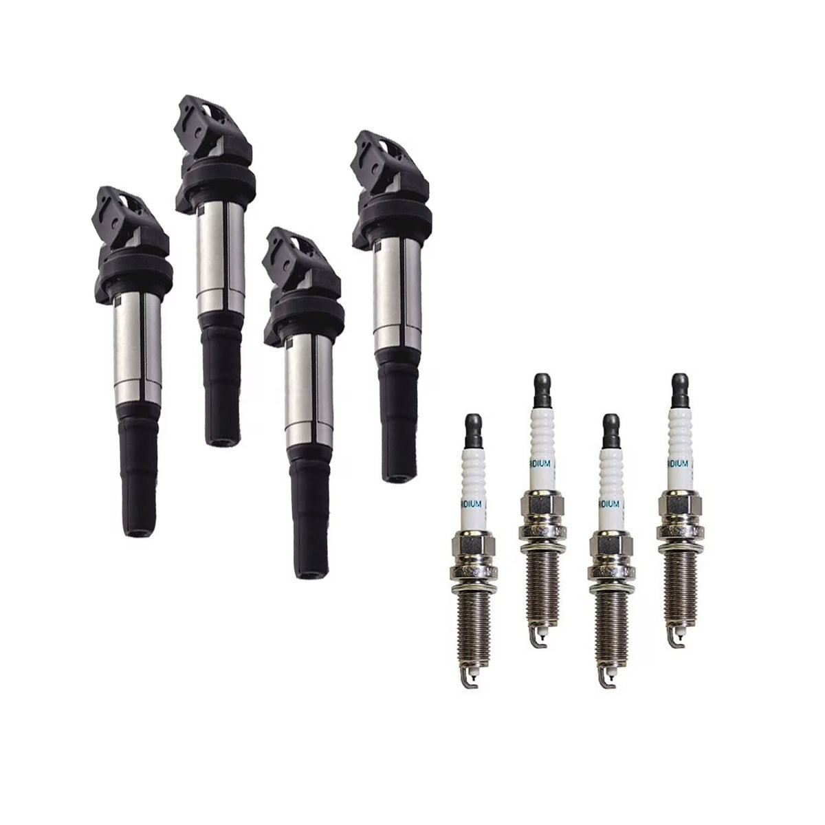 Ignition Coils and Iridium Spark Plugs Compatible with Mini Cooper Countryman 1.6L H8455