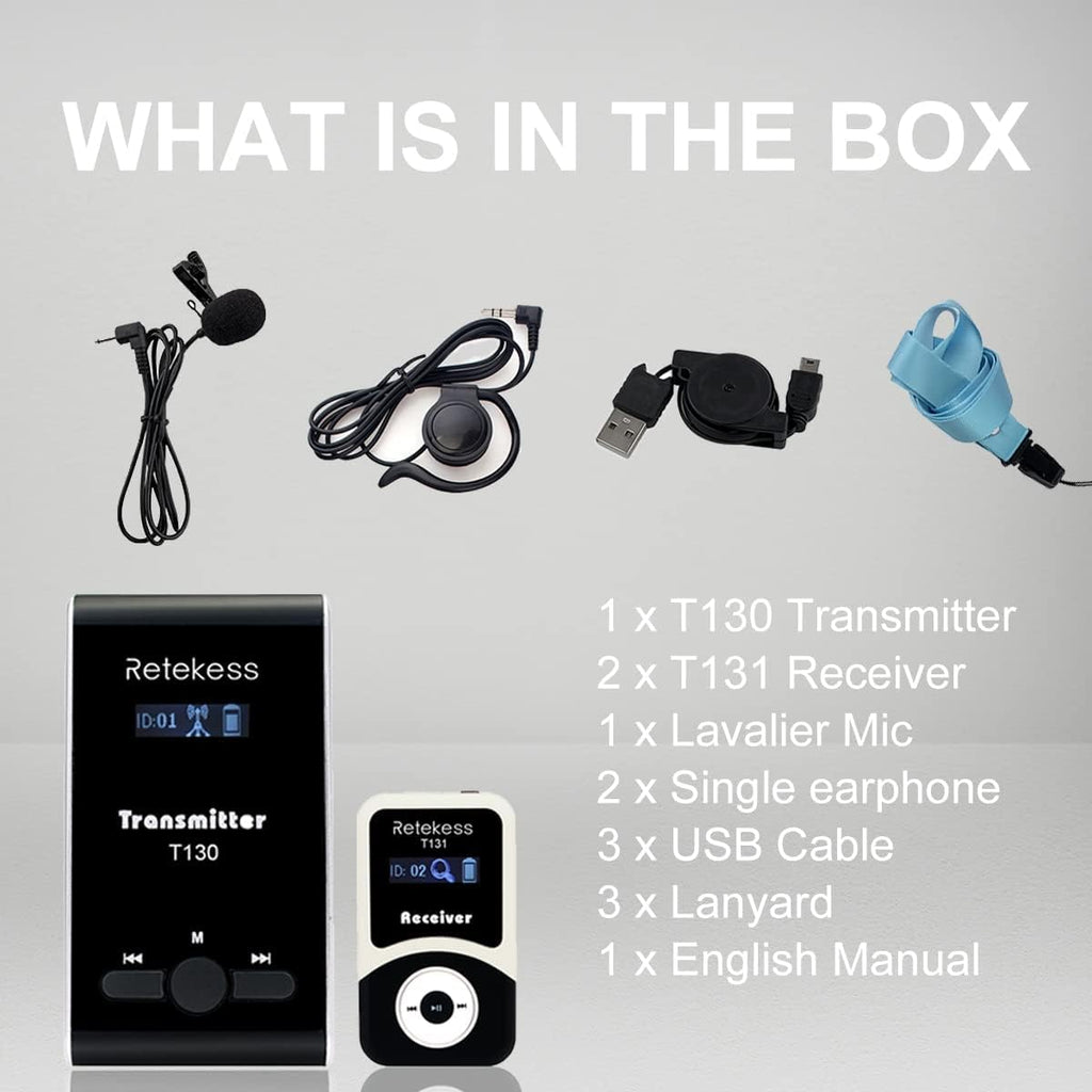 Wireless Tour Guide System, 1 Transmitter 2 Receivers L573546