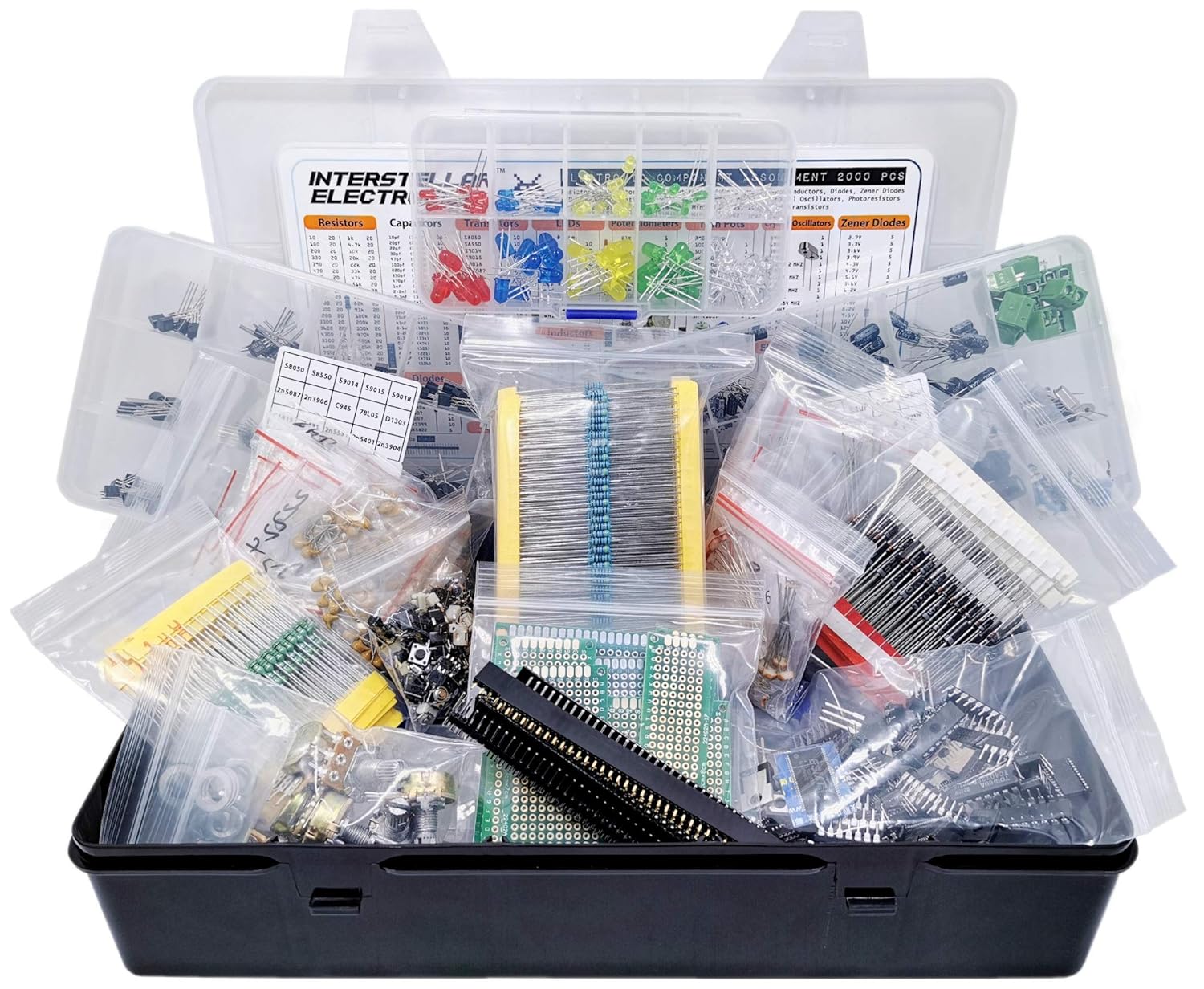 Electronic Component Assortment, 2200 pcs S796