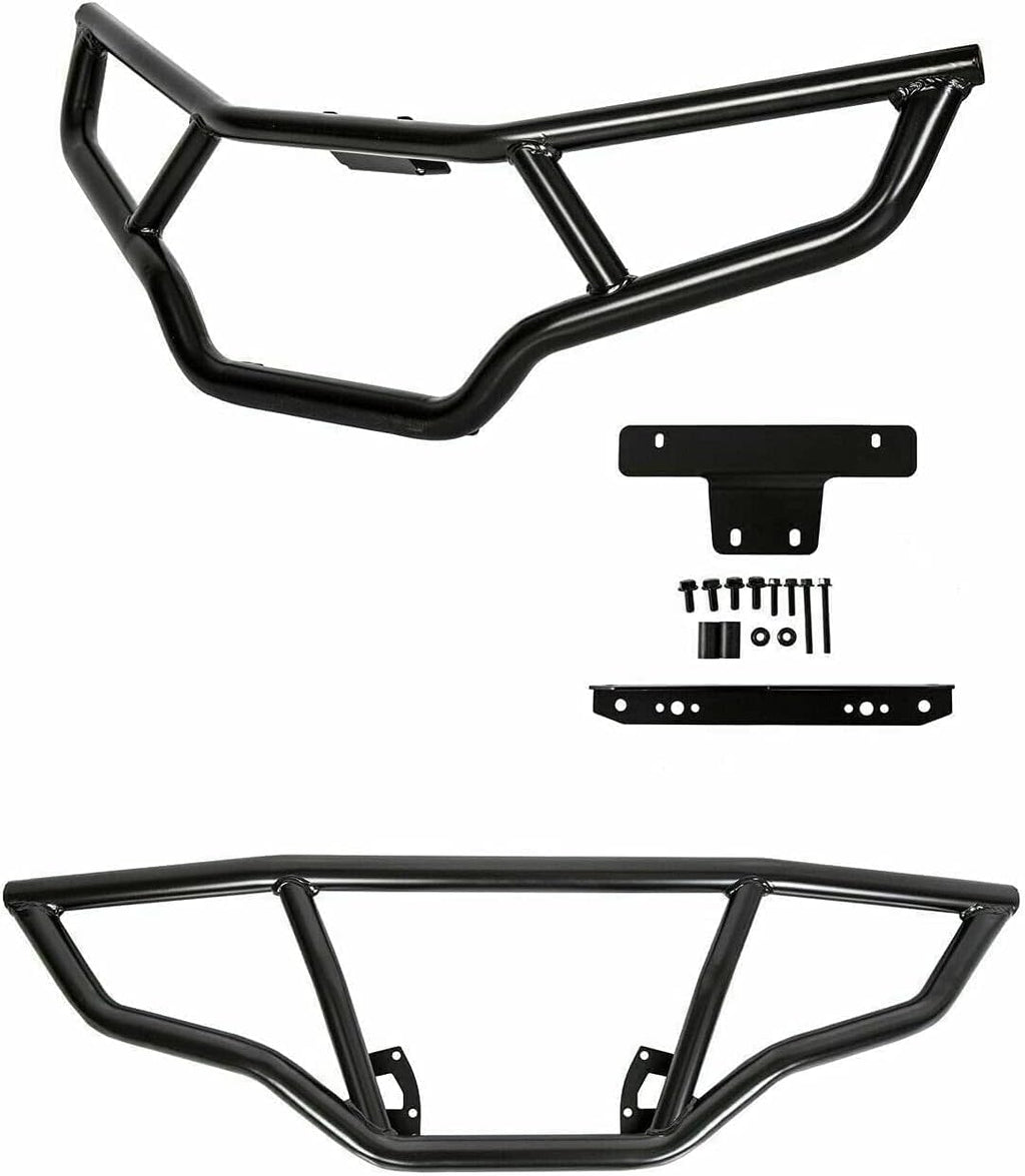 ATV Front and Rear Brush Guard Bumper Protector (Set of 2) V246