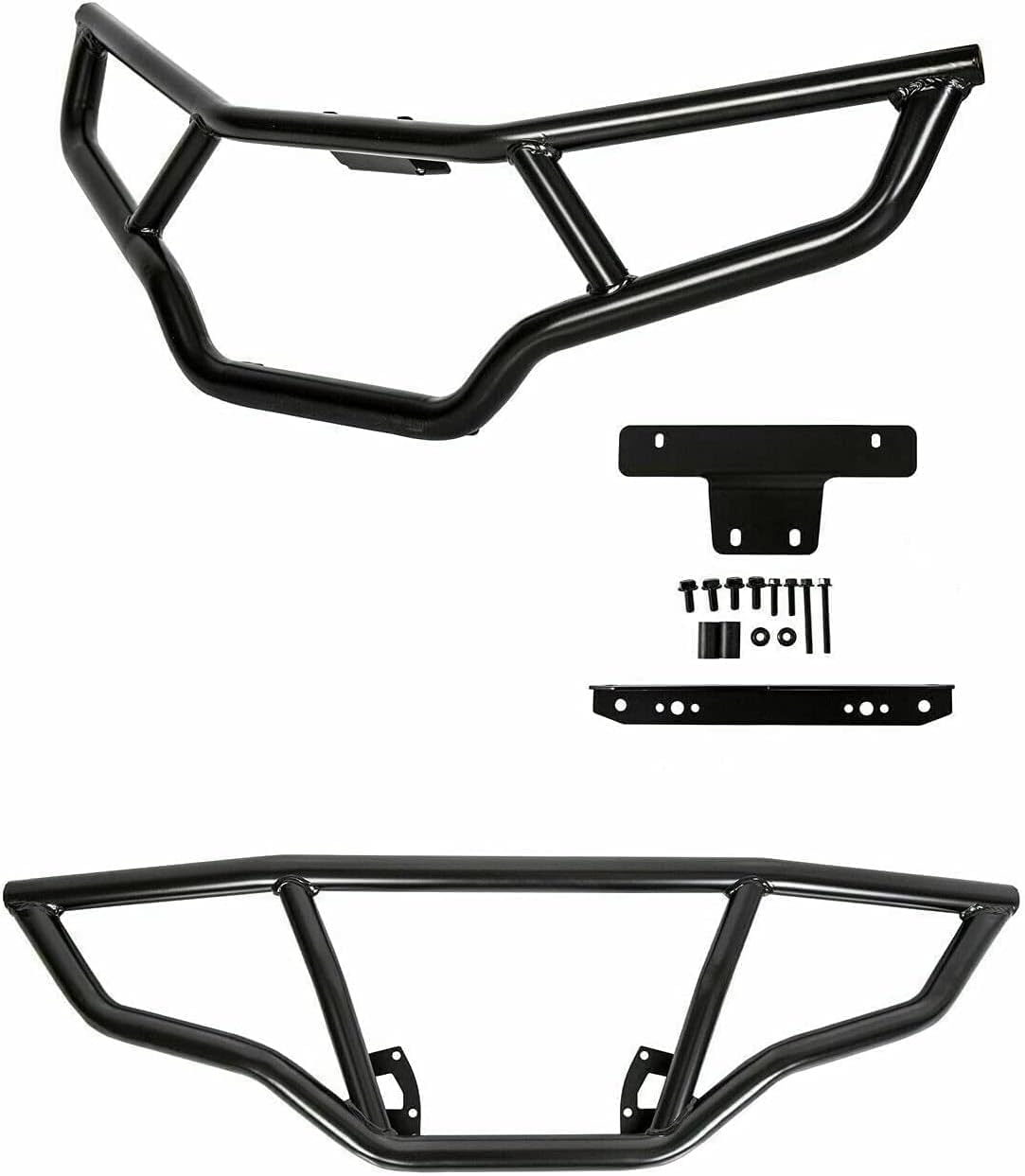 ATV Front and Rear Brush Guard Bumper Protector (Set of 2) V246