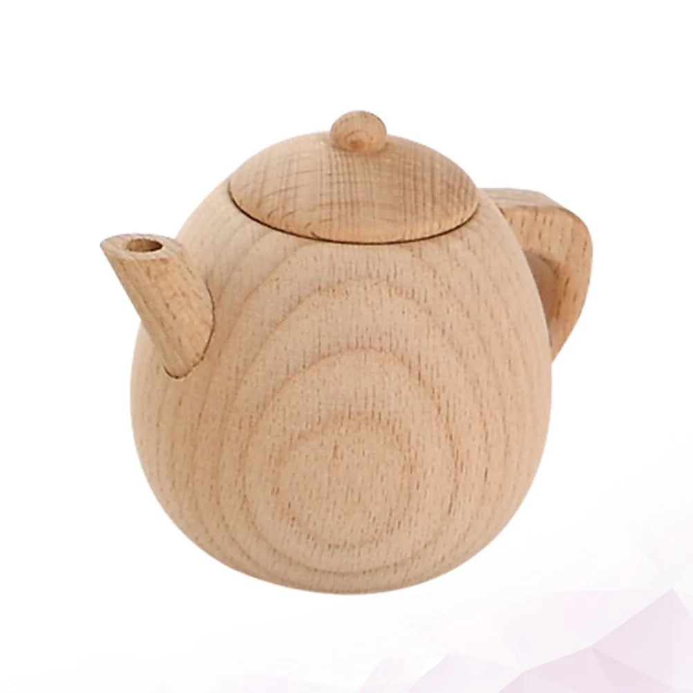 Solid Wood Tea Pot Toy S271