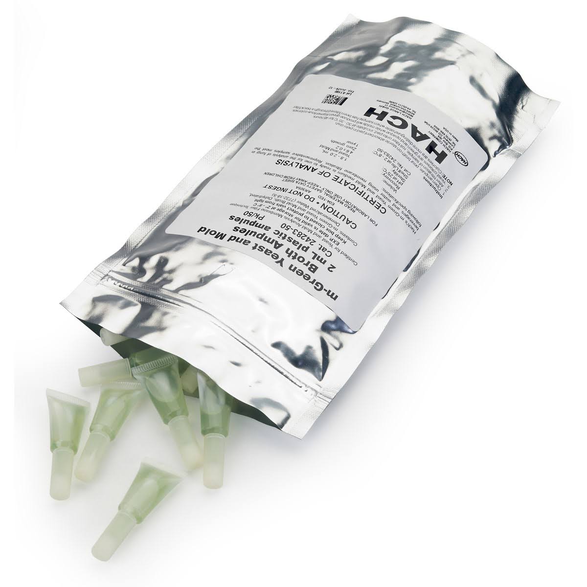 M-Green Yeast & Mold Broth, Plastic Ampules, pk/50 F389