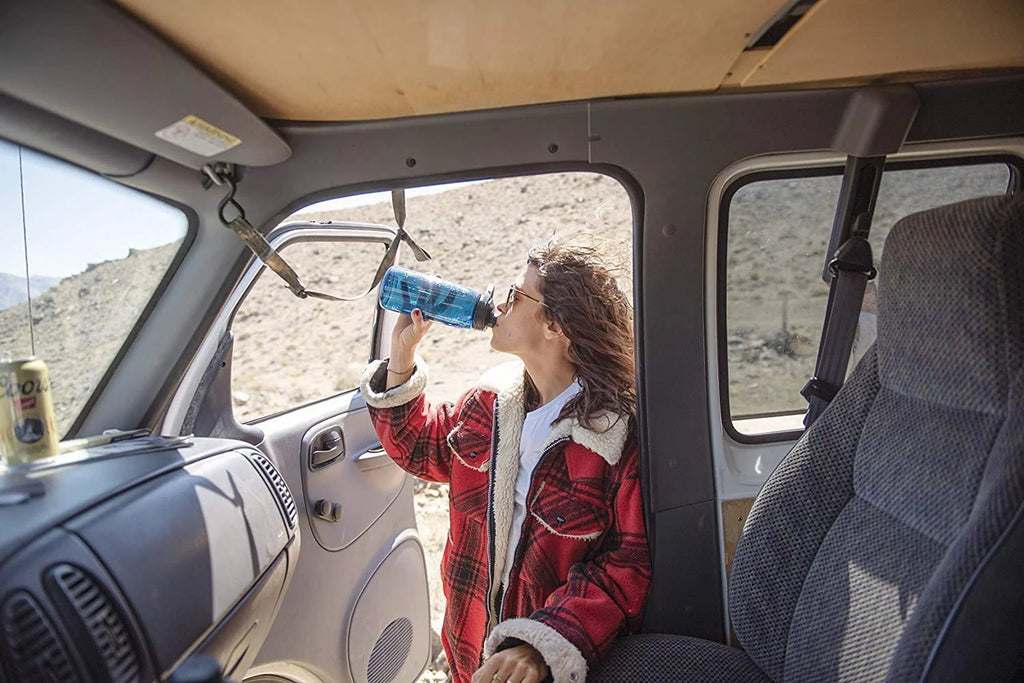 25 oz Charcoal BPA Free Water Bottle with Magnetic Cap V206560