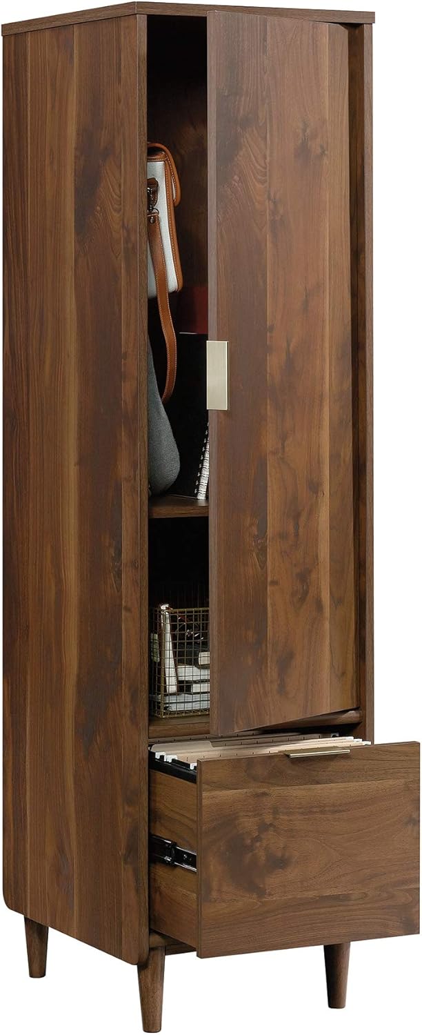 Storage Cabinet with File, Grand Walnut Finish H259