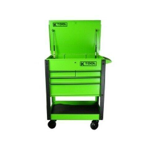 Green Locking Drawer Tool Cart B79478