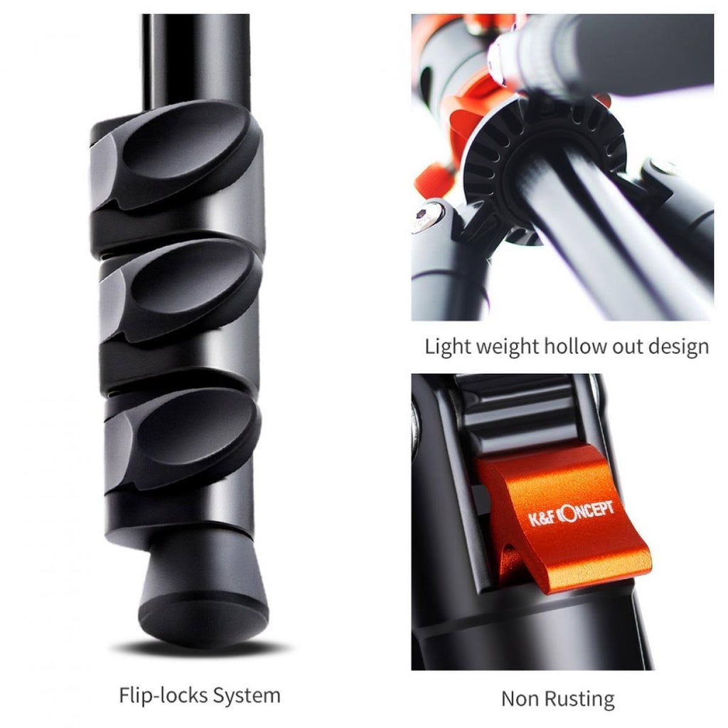 Aluminum Camera Tripod Portable Monopod J657