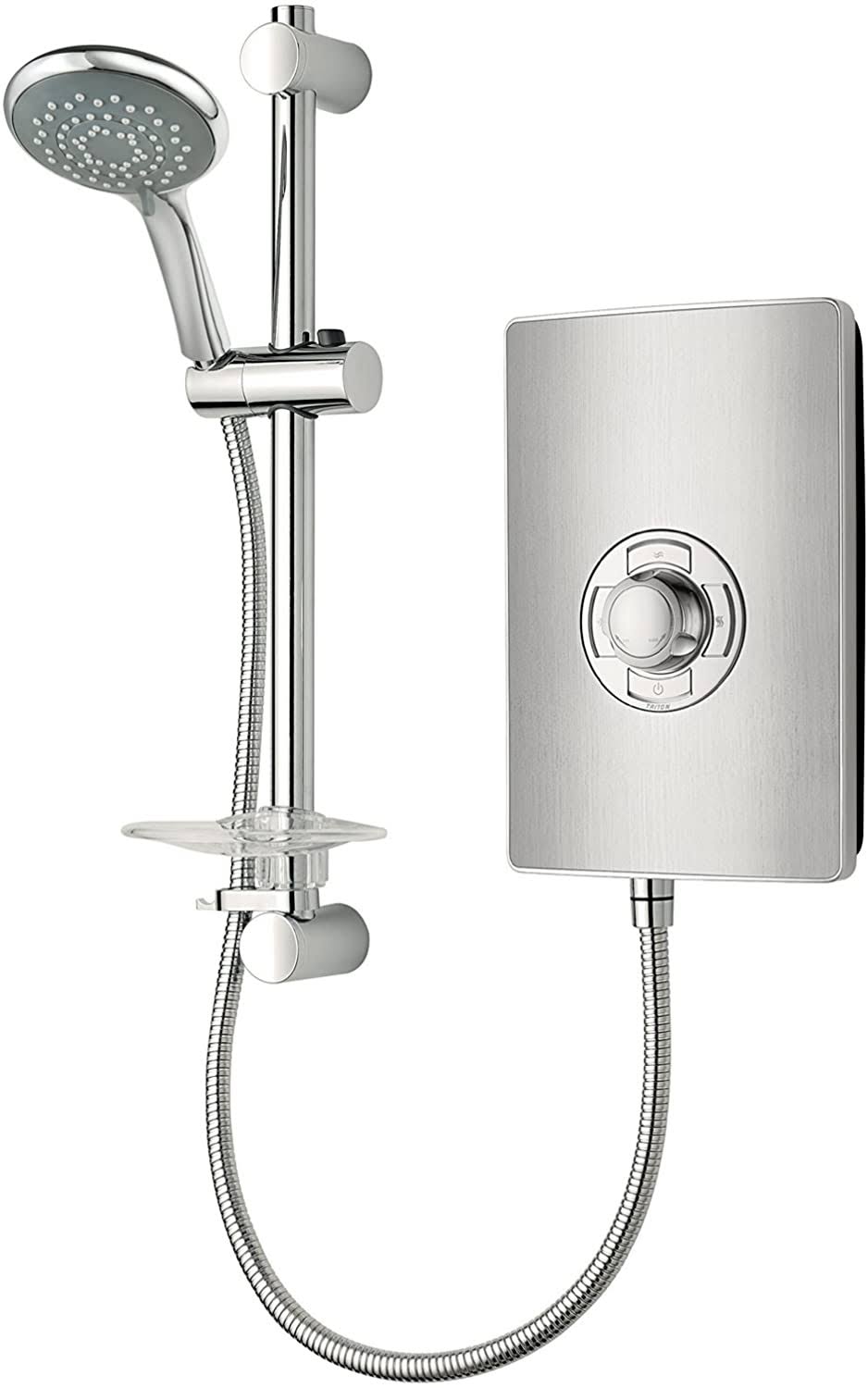 Brushed Steel 8.5 KW Electric Shower N68086