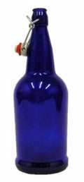Cobalt Blue 16 oz Bottles Case of 12 Caps Included U938540