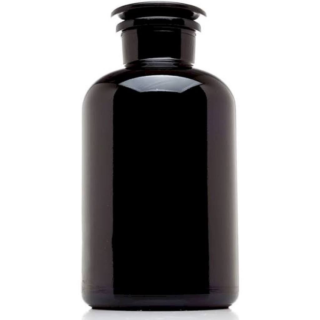 2 LITER Black Ultraviolet Glass Apothecary Jar F9990