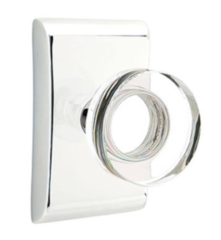 Passage Square Knob with Bright Chrome Finish V2120