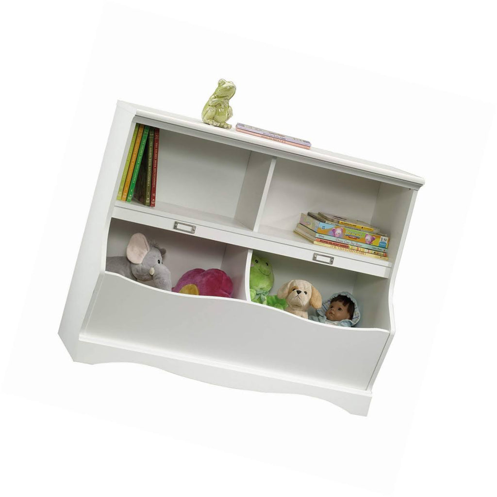 Soft White Finish Bookcase/Footboard I3170